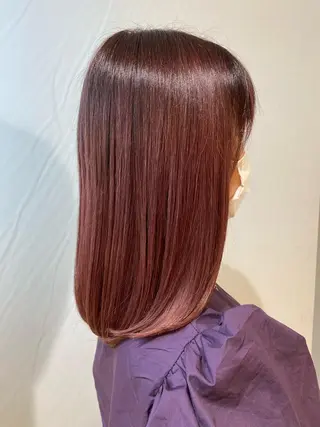 セミロング カラー 🩵波巻き/ツイスパ HARU💎のヘアスタイル