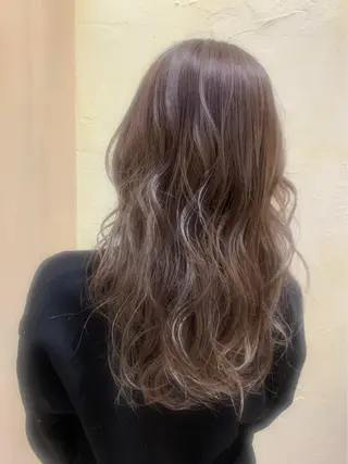 ロング カラー マツエク・マツパ 🧡艶髪・ゆるふわ style💛ミユのヘアスタイル