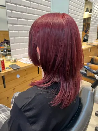 ミディアム カラー MATSU 🌟個性派カラーのヘアスタイル