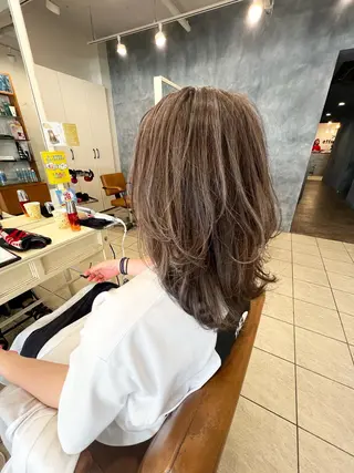 ミディアム カラー メンズカット/ ヘアカラー/ケイゴのヘアスタイル