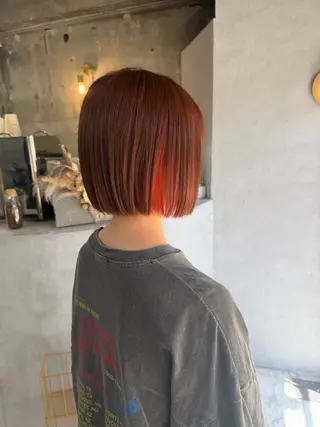 ショート カラー ボブ支持率NO1 🌈CHIKAのヘアスタイル