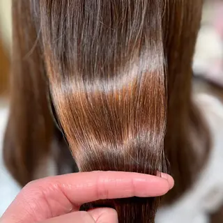 ロング 髪質改善縮毛矯正 美容師✂️山崎竜二のヘアスタイル