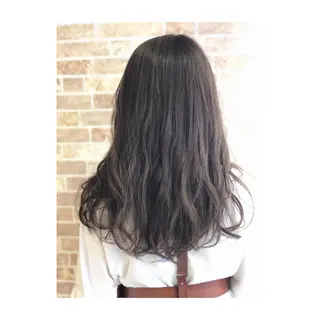 セミロング カラー 中野 竜介のヘアスタイル