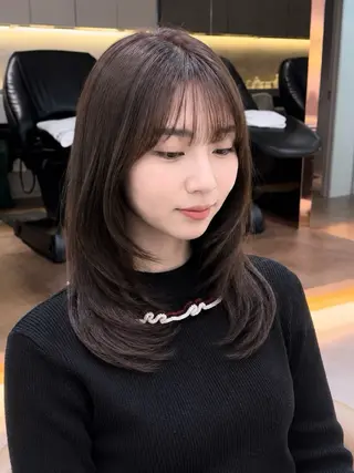 ミディアム 久米 春輝のヘアスタイル