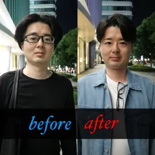 ショート カラー パーマ メンズ カンタ【渋谷で イメチェンさせる人】のヘアスタイル