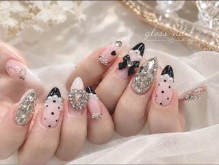ネイル みゆ🐰 Gloss nailのネイルデザイン
