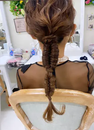 ヘアアレンジ ヘアセットサロン ココのヘアスタイル