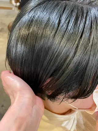 ショート カラー ヘアアレンジ メンズ キッズ ネイル マツエク・マツパ アイブロウ 透明感カラー/推しカ ラー☁️JURAのヘアスタイル