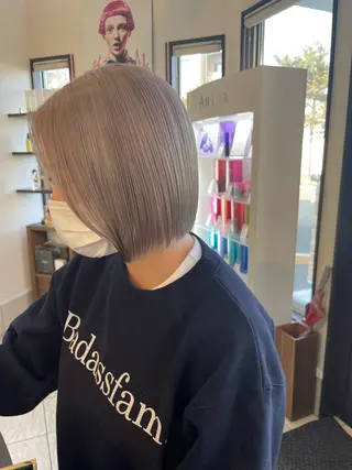 ショート カラー コレットヘアー 田中アヤノのヘアスタイル