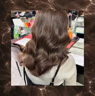 ロング ゆあ🤎暖色系🍊 マツパ👀眉毛🌈のマツエク・マツパデザイン