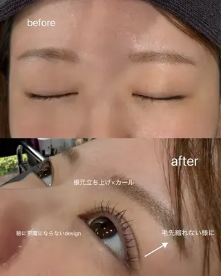 マツエク・マツパ 山田 アイリストのマツエク・マツパデザイン