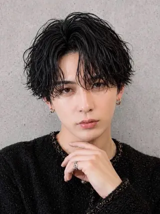 ショート パーマ スパイキーショート/ 海外風特化/田代悠大のヘアスタイル