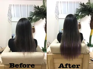 ロング KA BUのヘアスタイル