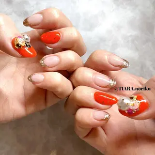 ミディアム カラー メンズ ネイル TIARA💅🏻 NORIKOのネイルデザイン