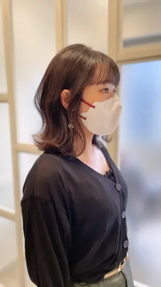 ミディアム Yuka ∥ 深層筋 ×睡眠改善ヘッドスパのヘアスタイル