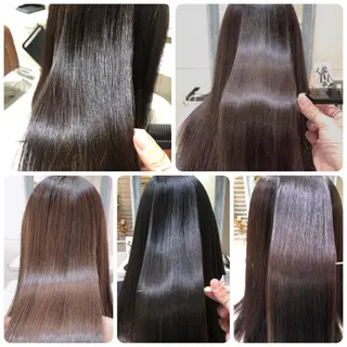 ロング レイヤーカット× 髪質改善カラー 片山のヘアスタイル