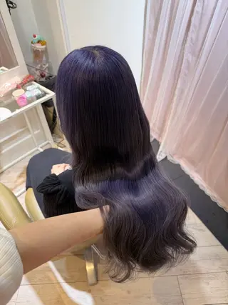 ロング カラー ハイトーン/アレンジ かなで⊹ ࣪ ˖⟡のヘアスタイル