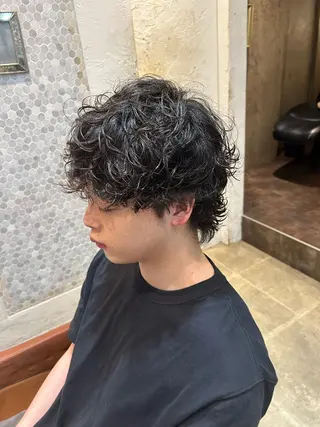 パーマ メンズ ナチュラル矯正特化 /山根 禎章のヘアスタイル