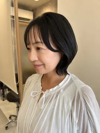 ミディアム 久木原 ゆりのヘアスタイル