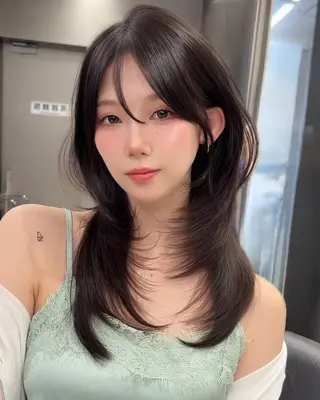 ロング 横浜美容師 みつきのヘアスタイル