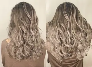 セミロング カラー 吉岡 勇海のヘアスタイル