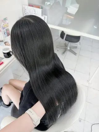 ロング すずきなつき 縮毛矯正🐰🌙のヘアスタイル