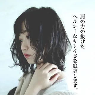 ミディアム ショート＆ボブ ヒロシのヘアスタイル
