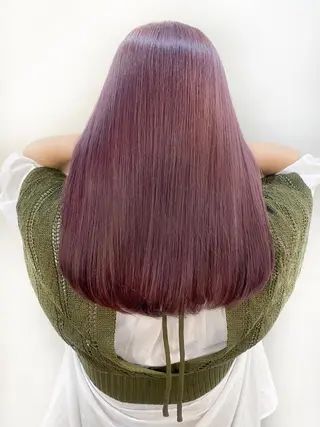 ロング 初めてでも失敗しない 透明感カラー Miiのヘアスタイル