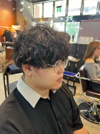 パーマ メンズ Men's NAM 八角のヘアスタイル