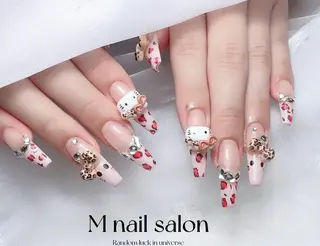 ネイル M🌷nail 長さだし専門店のネイルデザイン