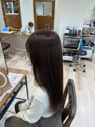 ロング カラー シン🦊艶カラー/ ブリーチ/カラー特化のヘアスタイル