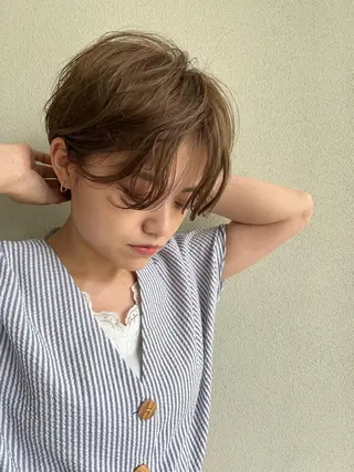 ショート パーマ 前田　真吾 ⭐️パーマの人⭐️のヘアスタイル