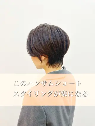 ショート 👑銀座ショート/ 絶壁補正/金子涼👑のヘアスタイル