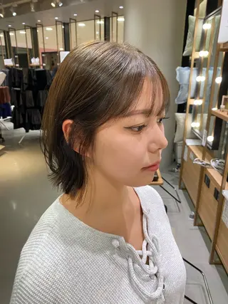 ショート カラー unopulir 景山　凌のヘアスタイル