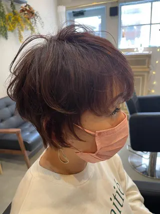 ショート パーマ nowhere ノーウェアのヘアスタイル