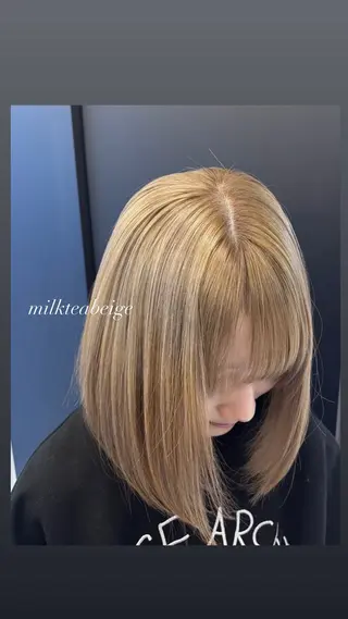 カラー リコ🪐レイヤー モデル募集のヘアスタイル