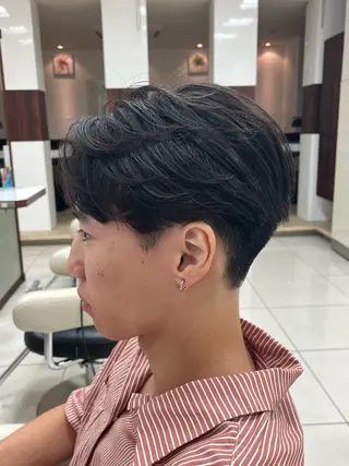 パーマ メンズ Ash 武蔵新城店のヘアスタイル