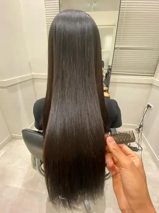 ロング パーマ 髪質改善縮毛矯正,ブ リーチ縮毛矯正KEIのヘアスタイル