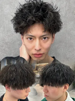 カラー パーマ メンズ 札幌メンズ指名 No. 1/光👑のヘアスタイル