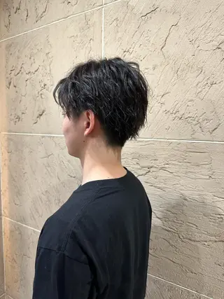 ショート カラー 溜一太/似合わせ/ メンズカットのヘアスタイル