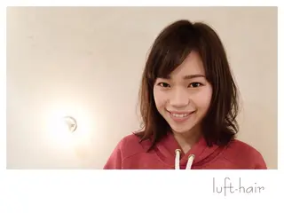 ミディアム カラー むらかみ みかのヘアスタイル