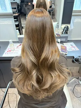 ロング カラー 韓国ヘア🎀 /♡𝓝𝓸𝓪♡のヘアスタイル