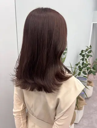 セミロング 名駅🦢大人艶カラー 🪽カミヤアカネのヘアスタイル