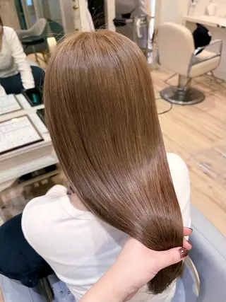 ロング レイヤー/顔まわり/ 暖色/成田悠里のヘアスタイル