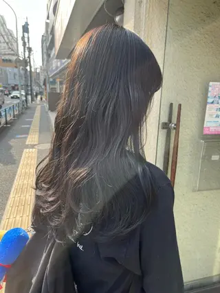 ロング カラー ハイトーン特化/ ヘアセット/モエノのヘアスタイル