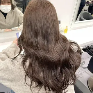 セミロング カラー カット💜モデル募集 アカデミー札幌のヘアスタイル