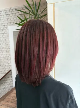 カラー 杉原 向日梨のヘアスタイル