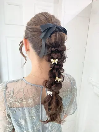 ヘアアレンジ uros.中目黒 moekaのヘアスタイル