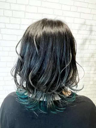 ミディアム カラー AMITYメンズ特化 ASUMIのヘアスタイル