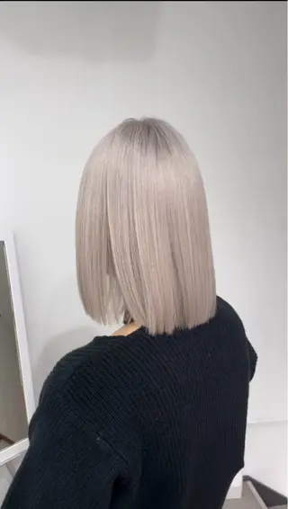 ミディアム ))ブリーチ特化(( 渡邉 怜のヘアスタイル